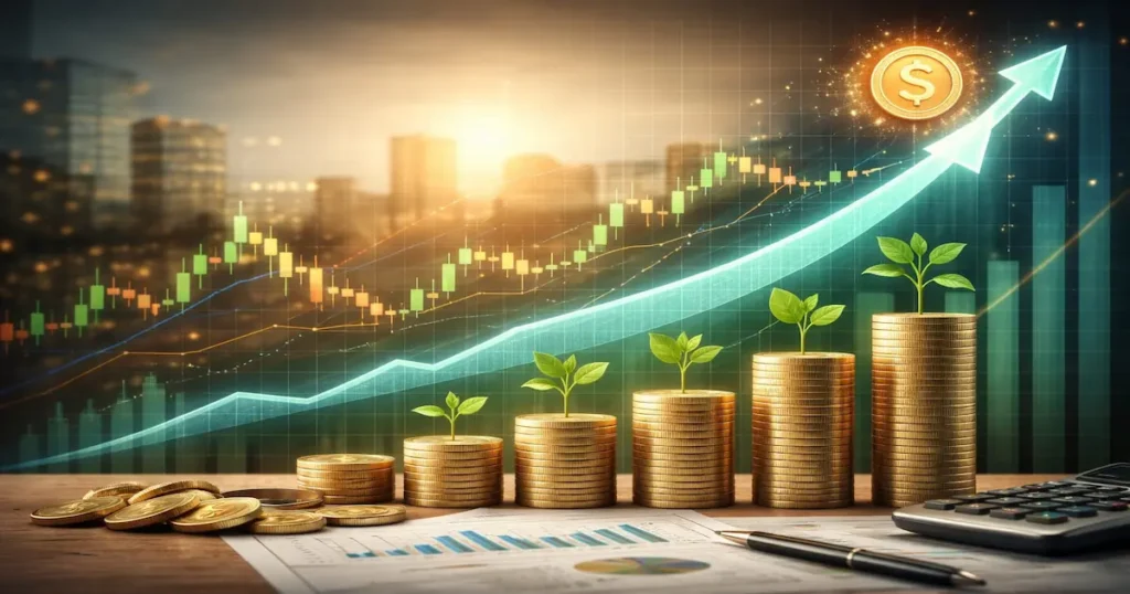 acções crescimento a longo prazo