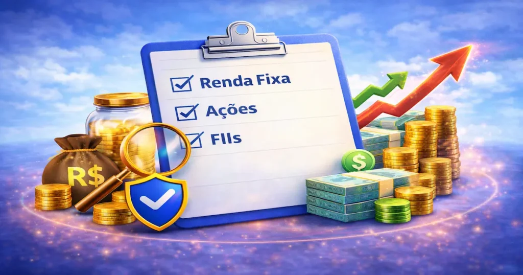 composicao de ativos para carteira de iniciantes