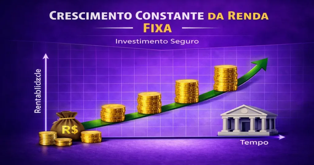 crescimento constante da renda fixa