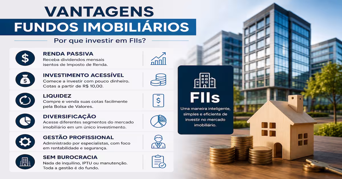 Vale a Pena Investir em Fundos Imobiliários Descubra os Prós, Riscos e Como Começar 2 Principais vantagens de investir em Fundos Imobiliários para renda passiva